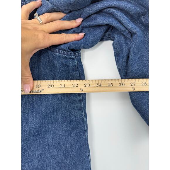 J.Crew Sherpa Lined Denim Jacket Medium | Cozy Jean Trucker Coat - Picture 10 of 10